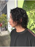 波打ちパーマ