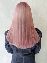 アルバム 渋谷パルコ(ALBUM)&nbsp;ピンクロング_ミニウルフテラコッタくすみブルー_ba357052