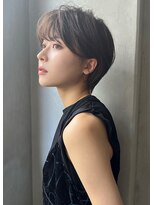 ブラン 栄(Blanc)&nbsp;【Blanc】マッシュショート＿ベージュカラー＿ショートボブS