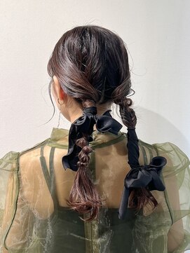 ゼスト 中野店(ZEST) 【zest中野/北村星楽】今流行りのリボンアレンジ