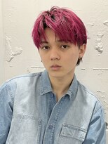 ゴールド 渋谷本店(GOALD) ナチュラルマッシュシースルーニュアンスセンターパート刈り上げ