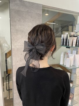 ハイル(KHAIR) 結婚式ヘアアレンジ/リボンヘア/金城二千夏