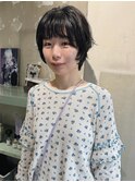 長めショートと、くせ毛みたいなパーマ