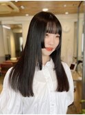 姫カット/ステップカット/前髪カット/髪質改善/ストレート