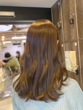 ヘアリゾート粋 ウナム 新宿東口店(enam) 艶髪/イルミナカラー/ミルクティーアッシュブラウン