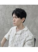 ハイトーンカラー/マッシュパーマ/アースカラー/men's/