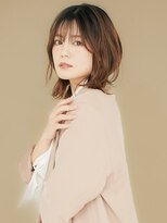 エンタク 新宿(enntaku)&nbsp;マロンベージュ/Aラインボブ/かきあげ/インナーカラー[新宿駅]