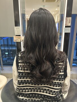 アピッシュ ギンザ(apish ginza) ロングパーマ/コテ巻き風パーマ/韓国ヘア/前髪パーマ