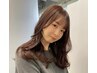 【リニューアル記念】☆髪質改善(お試し)&透明感カラー&カット&クイックスパ