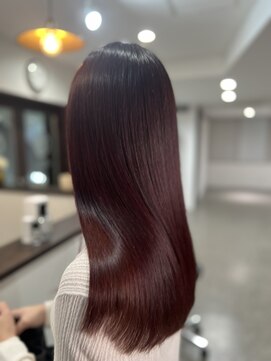 ヴィヴカウンター(VIVE counter) ボルドーカラー×超高濃度ナノリペアトリートメント◎