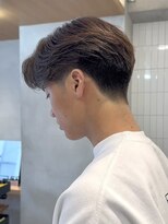 曲がる縮毛矯正センターパート