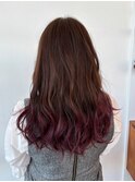 ブリーチ有りグラデーションカラー