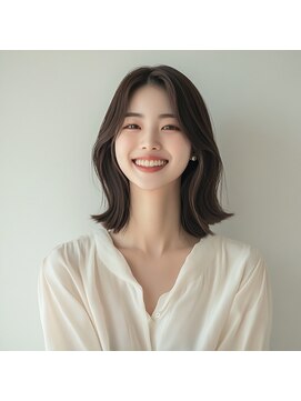 e.m.a プレミアムビューティーサロン 栄駅店(e.m.a PREMIUM BEAUTY SALON) グレージュ/イメチェン/外ハネボブ/美髪/ワイドバング/髪型