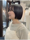似合わせカット ボブヘア 縮毛矯正 ミニボブ 切りっぱなしボブ