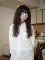 ネロ ヘアサロン ネイビー 渋谷(NERO HAIRSALON NAVY)&nbsp;【赤津美奈】ロングパーマ　前髪あり