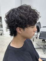 フィフス 天神大名(fifth) 天神大名シャドウパーマメンズウルフパーマナチュラルヘア30代