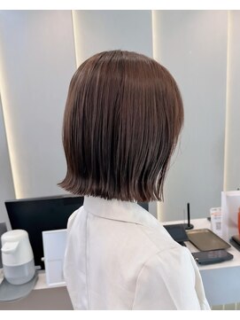 ロンドリゼル 札幌(Lond RiseL) オリーブグレー/前髪/ボブ/マロンベージュ/レイヤーカット/小顔