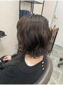 ボブ×パーマ