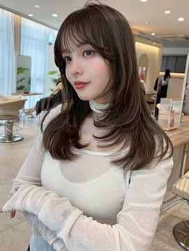 ジーナ 渋谷神南(Zina) 髪質改善＊韓国アプリコットオレンジ＊美髪【Zina渋谷神南】