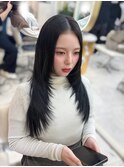 シャギー感強めのハイレイヤー
