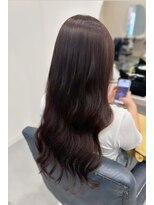 リノ(Lino)&nbsp;ゆるふわボルドーカラー暖色愛されてツヤロング