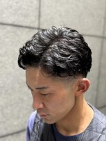 ヘアモード キクチ 銀座店&nbsp;銀座　フェード毛流れパーマスタイル