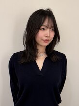 シーン(SCENE)&nbsp;着物ヘア/大人ガーリー/ダークアッシュ/似合わせカット/天神今泉
