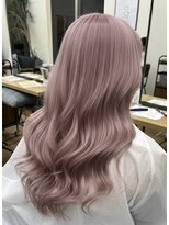 ベル 表参道Terrace(Belle)&nbsp;スモーキーカラー/コーラルピンク/ホワイトピンクハッシュカット