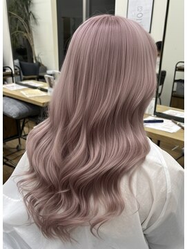 ベル 表参道Terrace(Belle) スモーキーカラー/コーラルピンク/ホワイトピンクハッシュカット