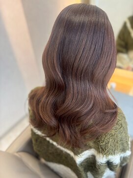 ジーナ  札幌大通(Zina) 美髪＊ピンクベージュ＊フェミニンセミ＊Zina札幌大通