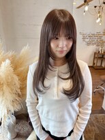 ジリー(gilly)&nbsp;【gilly】long layer × olive beige