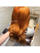 ヘアリゾート エーアイ 川越店(hair resort Ai)&nbsp;オレンジカラー/オレンジベージュ/オレンジ/