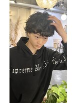 シュプール(SPUR)&nbsp;マッシュショートメンズパーマmen's