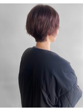 ヘアーメイク ラグズ(Hair Make Luxtz) ショートレイヤースタイル/20代/30代/ツヤカラー