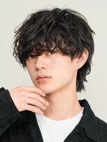 フィフス 大分(fifth)&nbsp;大分シャドウパーマメンズカットラウンドマッシュツーブロック