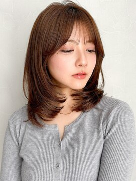 アグノス 青山(Agnos) モテ髪ワンホンレイヤーうるツヤうる艶髪似合わせカット美髪