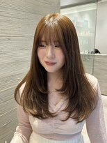 オルソー バイ コード 拝島店(Also by chord)&nbsp;ブラウンベージュ×レイヤーカット