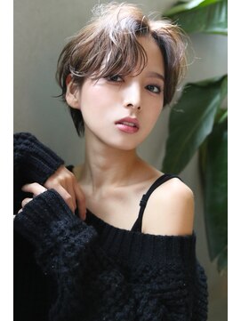 ブラン 梅田(Blanc) 【Blanc/梅田】耳かけ/外国人風カラー/ショートak2