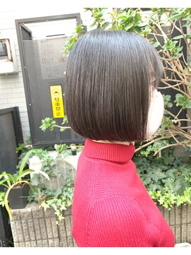 アンフィシュピトロワ(AnFye spi tlow) 「AnFye」カット＋ジュエリーシステム＋縮毛矯正