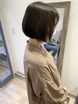 メルト 吉祥寺(melt) 大人かわいいナチュラルミニボブ ベージュグレージュ 20代30代