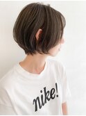 【縮毛矯正,髪質改善】ゆるくびれショートボブ_フェザーショート