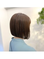 コットン(cotton)&nbsp;【ツヤストレート】パッっとコンパクトボブ【スタイリスト白子】