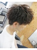 メンズ無造作フルパーマ