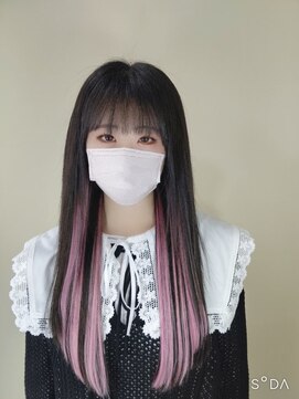 ウィット アンド ラファム Wit &La Famme ピンクのインナーが可愛いエクステ