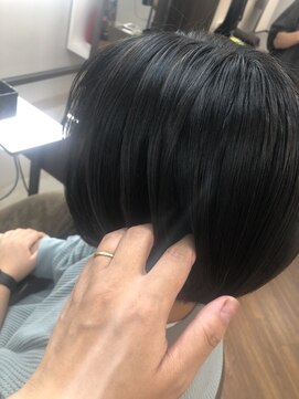 アプシー 三田駅前店(Apsee) ショートボブ×ナチュラルハイライト