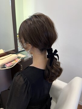 アムズヘアーファム リボンアレンジ