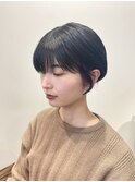 【Cuem菅原】耳掛けセシルカットピアスカラー透明感ラベンダー