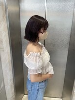 (lilley内堀)韓国ヘア×切りっぱなしボブ