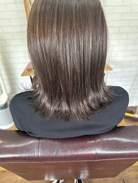 ライフ 忍ケ丘店(Lyfe) グロスグレージュ_髪質改善アッシュグレージュカラー_396