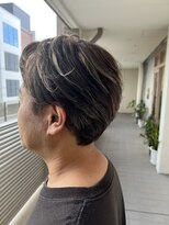 ガーデン オオタカノモリ(garden otakanomori)&nbsp;メンズ白髪ぼかし/大人センターパート